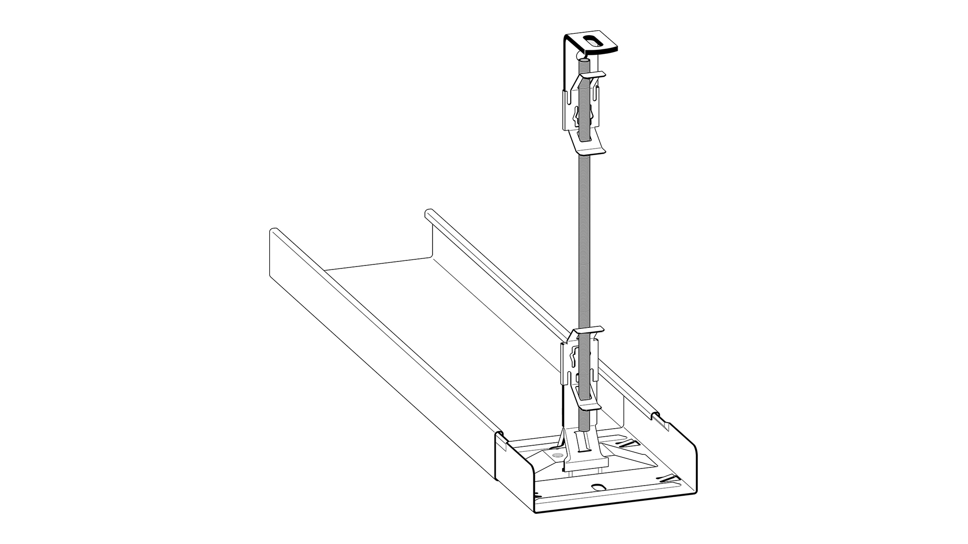 Threaded Rod Ceiling Mount Shelly Lighting