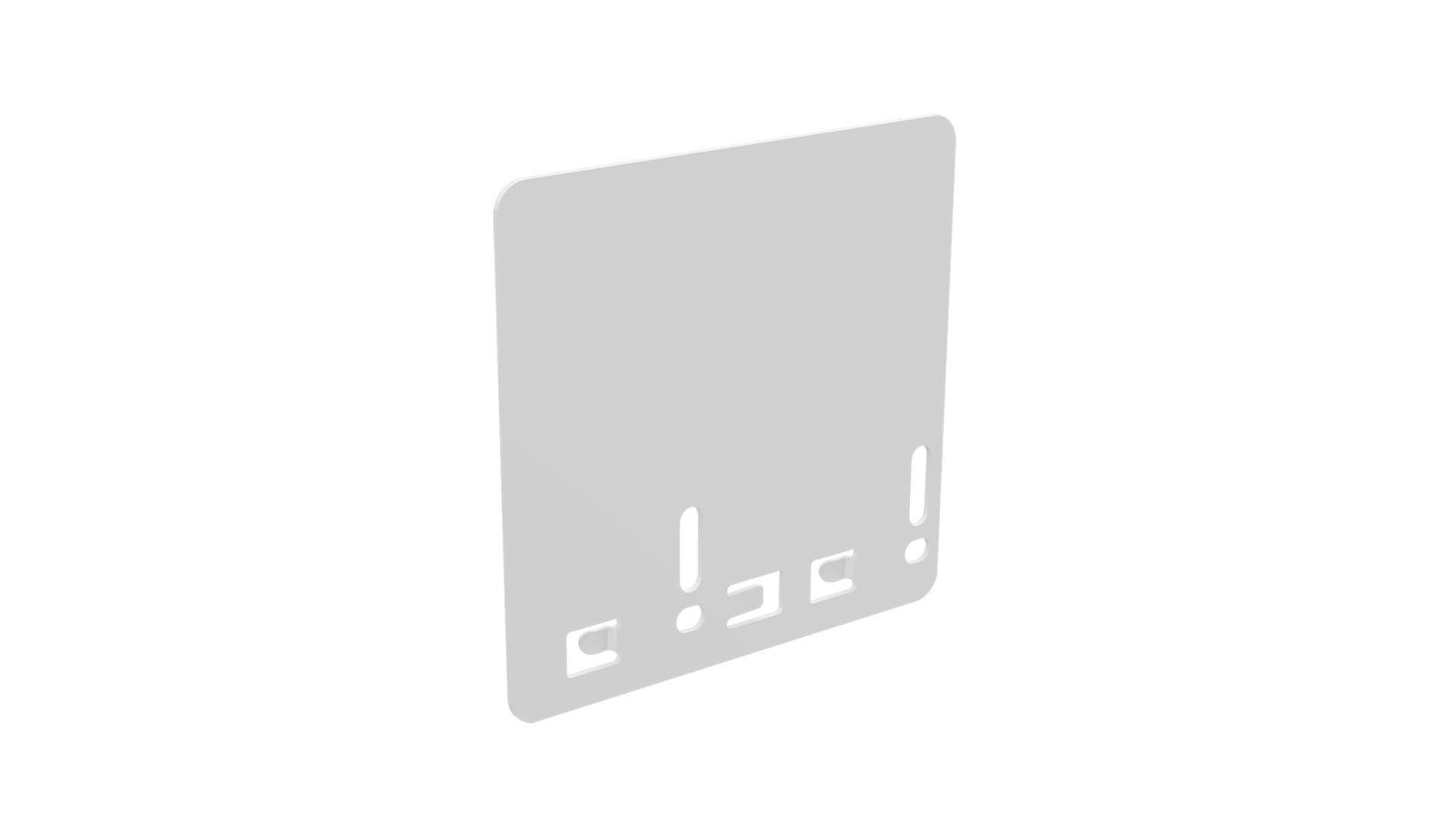 Mounting plate – perforated 180x175 mm