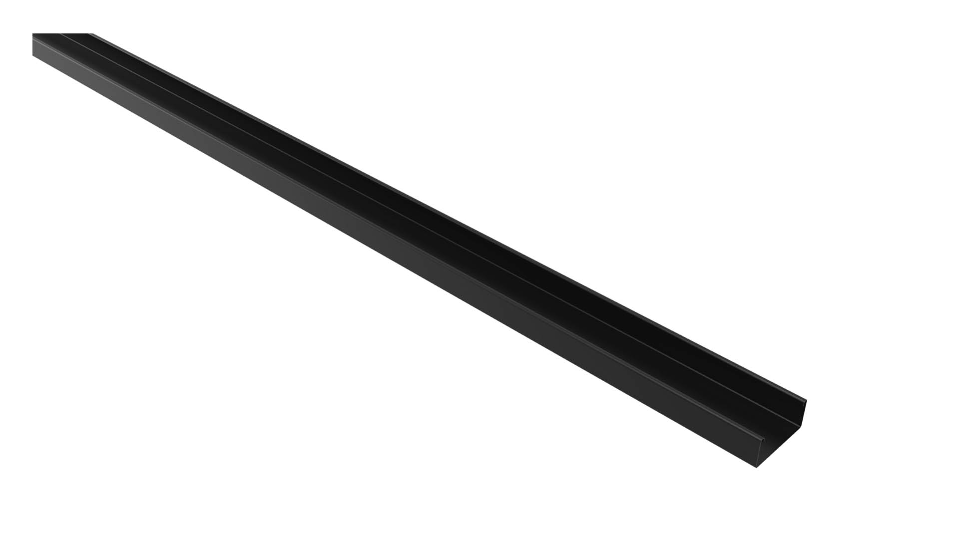 Luminaire rail, black