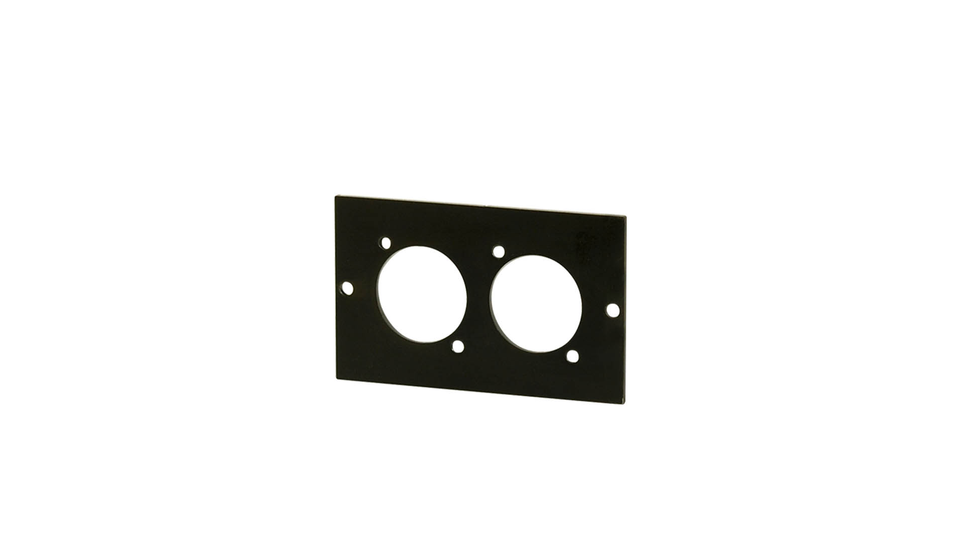 Mounting plate 2x XLR Hole pattern Ø23.6