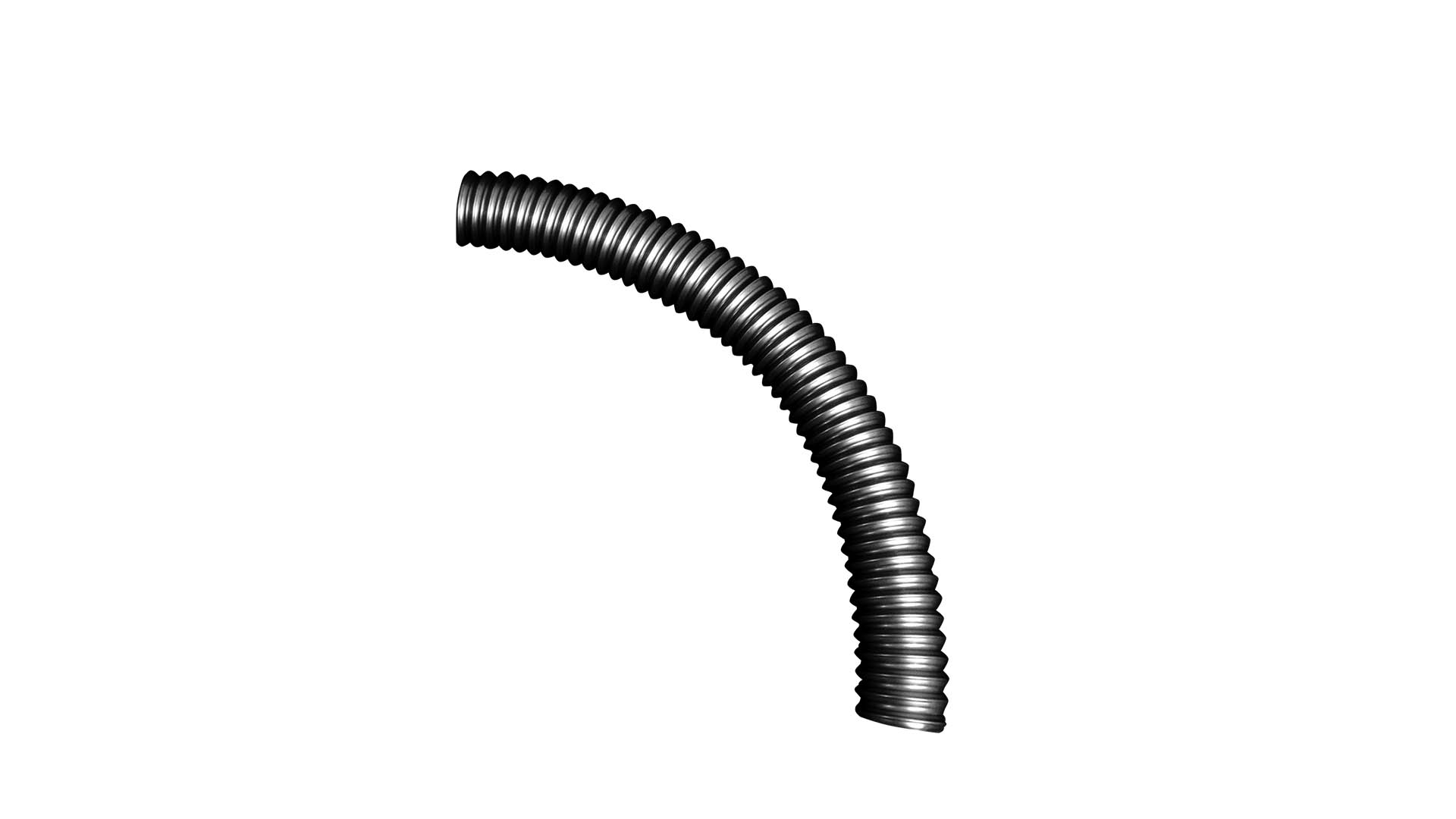 Flexibel slang 2 m 50 mm, svart