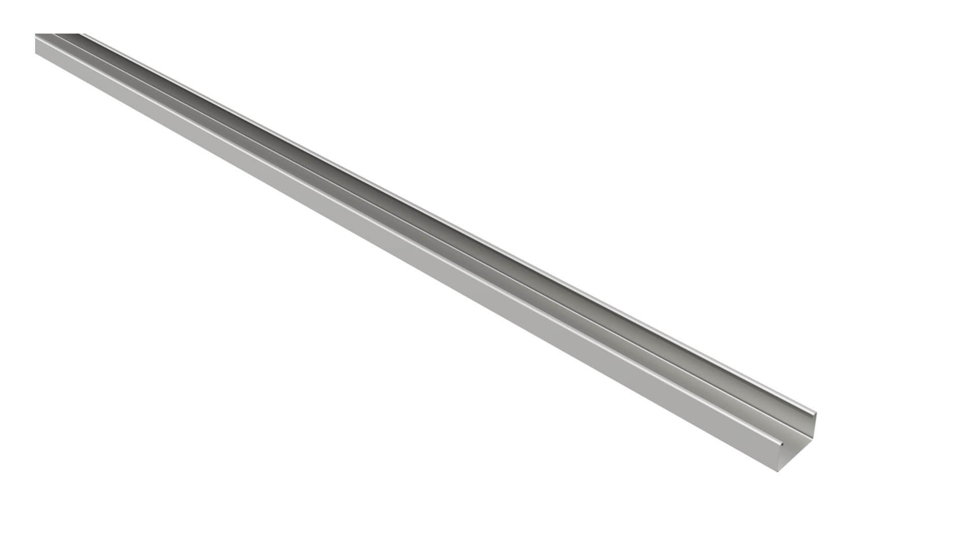Unperforated tray 3 m 75 mm