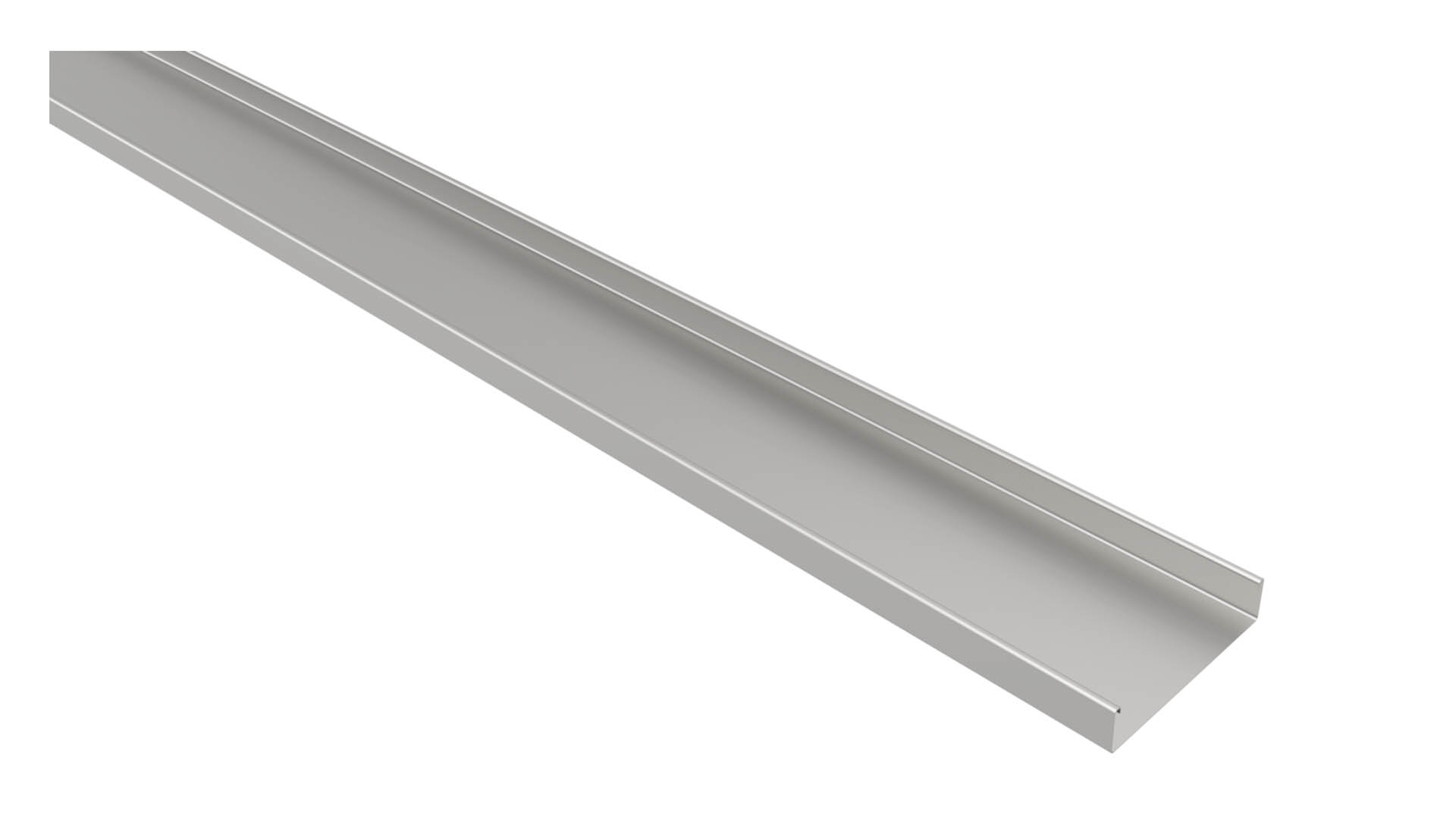 Unperforated tray 3 m 200 mm