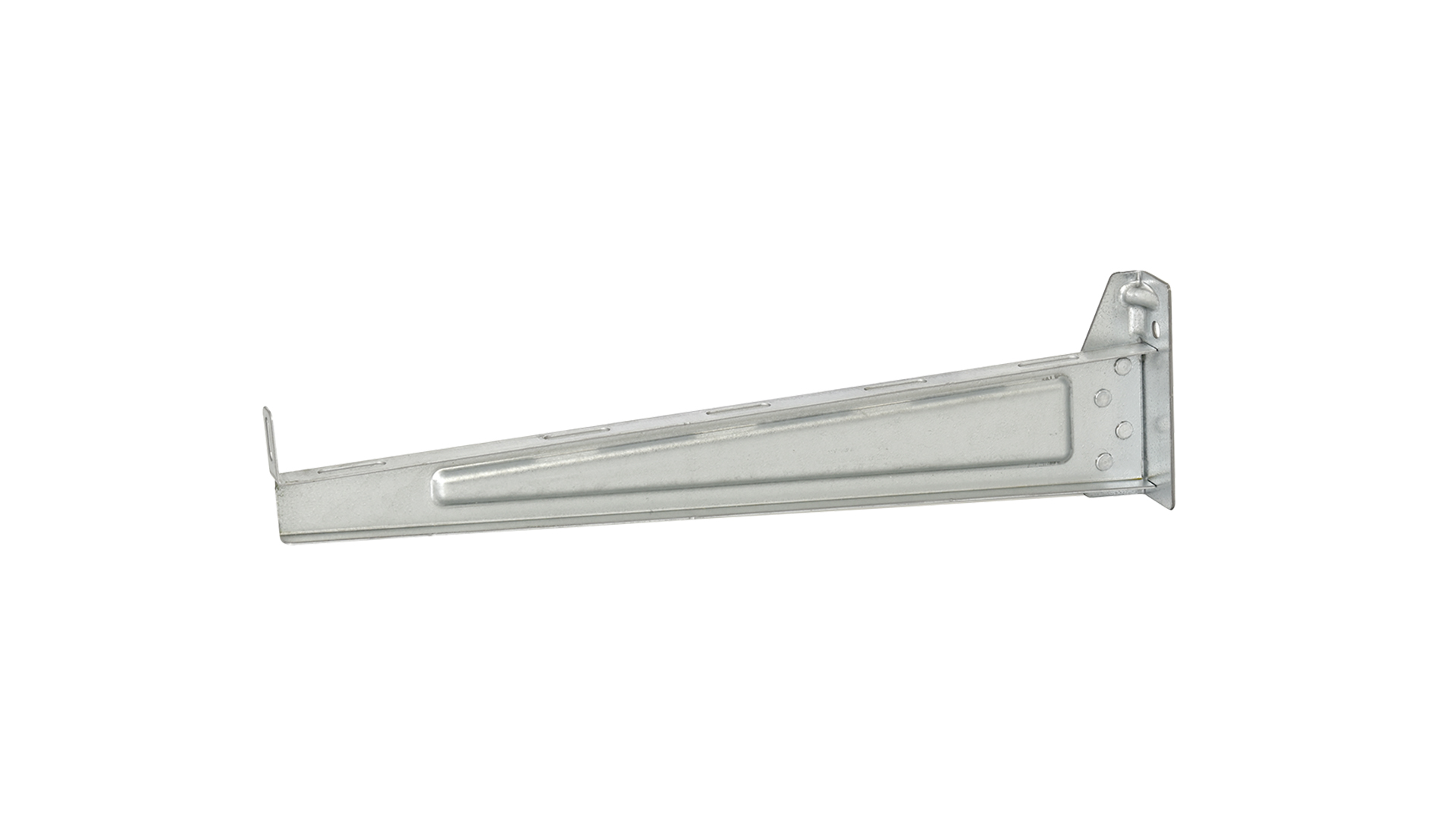 Internal support cantilever arm