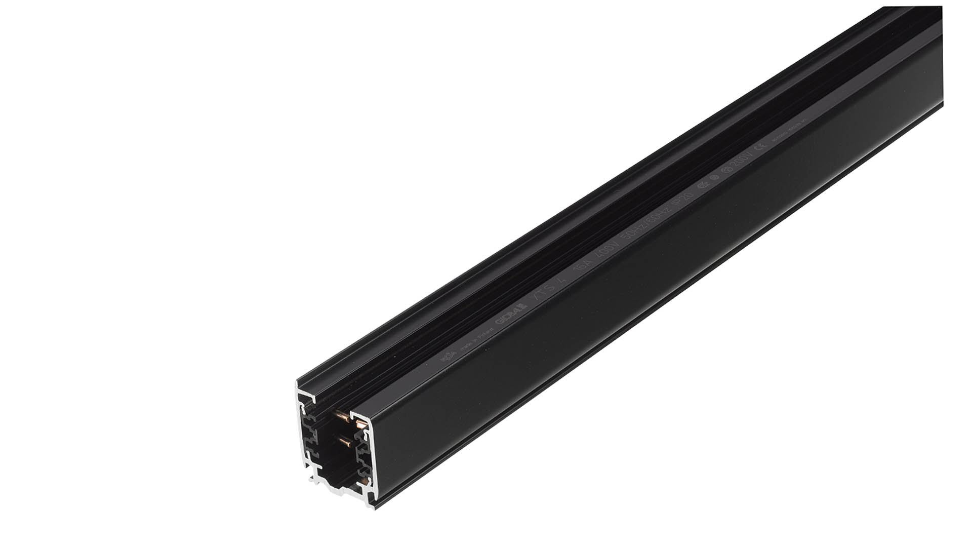 Contact rail Pro 3-phase, 3 m Black